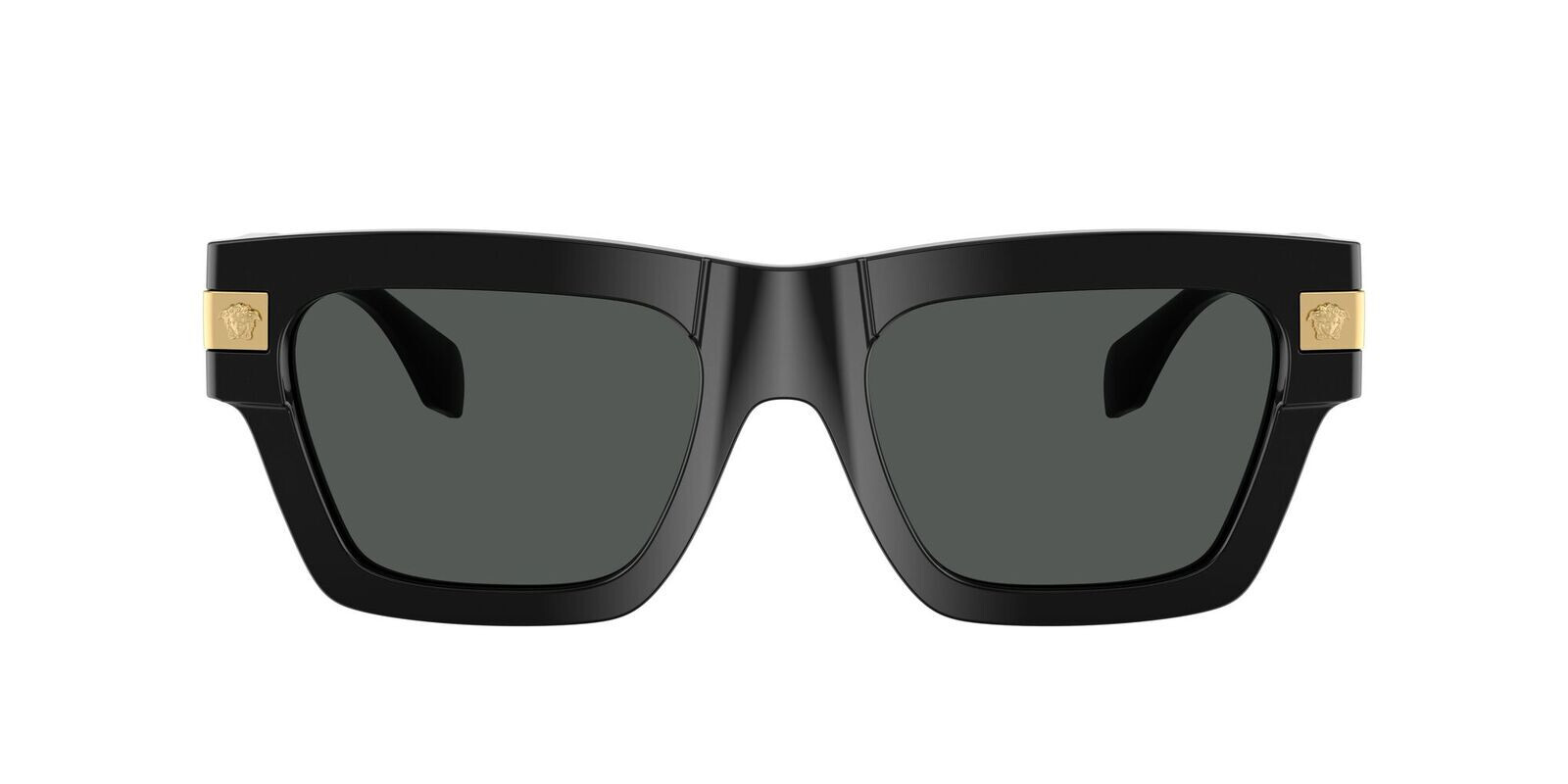 Pre-owned Versace Brand 2024  Men Sunglasses Mod. 4464 Gb1/87 Authentic Logo Italy Case In Gray