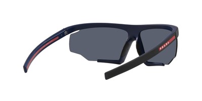 Pre-owned Prada Linea Rossa Sunglasses Ps 07ys 13k05u Black Blue Man