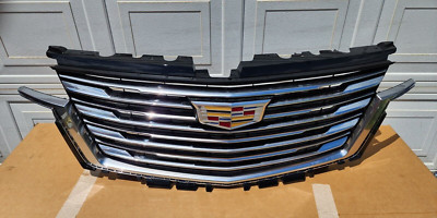 2021-2024 Cadillac Escalade Platinum Upper Bumper Grille Assembly 84830320 w/Cam