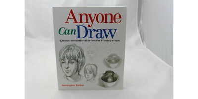 Anyone Can Draw by Barrington Barber (English) Paperback Book Free Shipping!