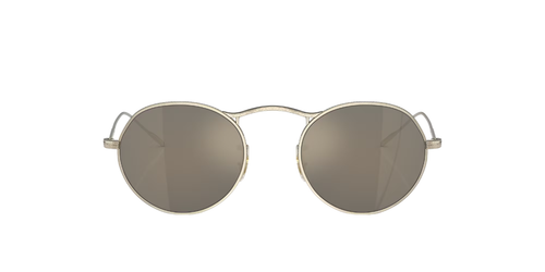 Pre-owned Oliver Peoples 0ov1220s-47503539 Phantos Gold In Gray