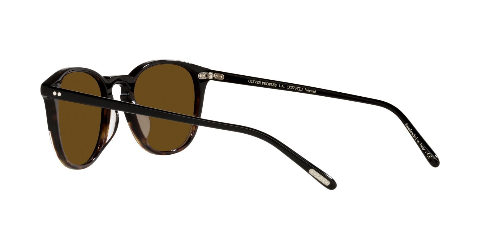 Pre-owned Oliver Peoples Forman L.a. Ov 5414su Black Shaded/brown Polarized Sunglasses