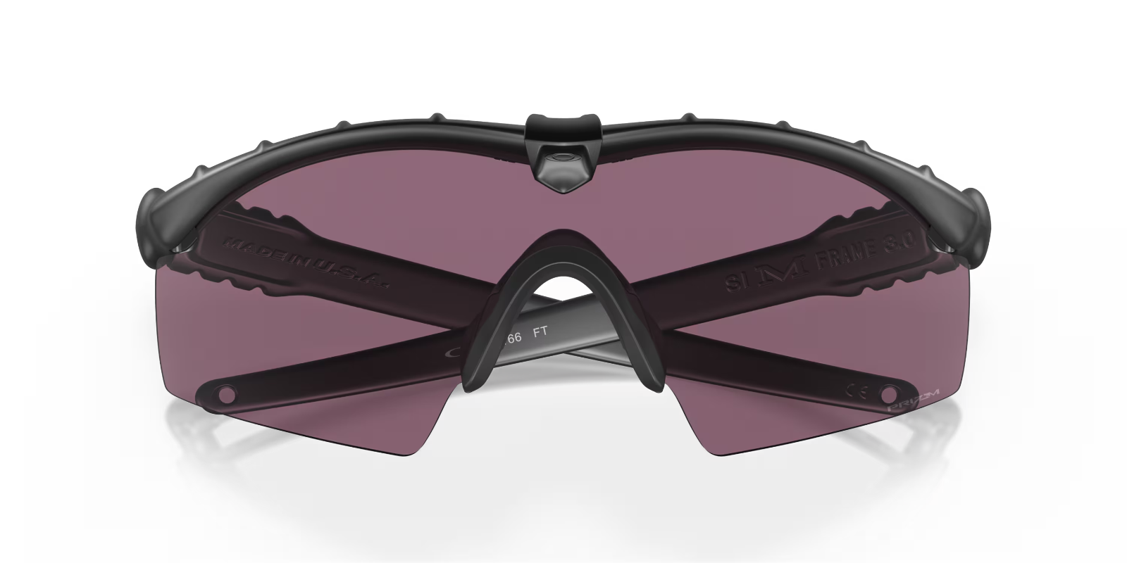 Pre-owned Oakley Si Ballistic  M Frame 3.0 Matte Black W/prizm Tr45, Prizm Tr22, Clear Lens In Black/amber/clear