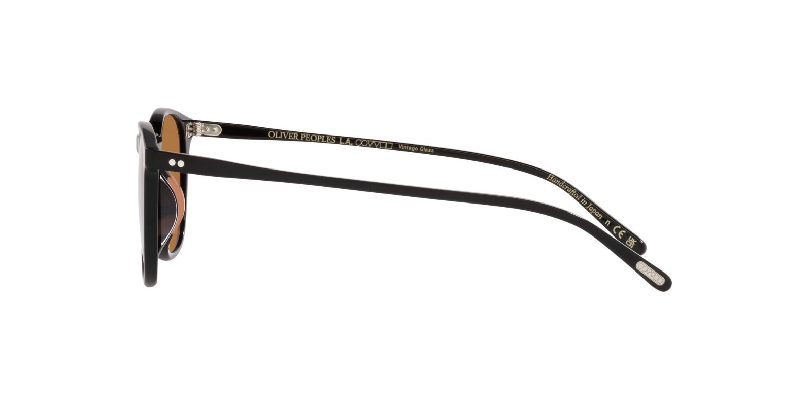 Pre-owned Oliver Peoples Finley 1993 Sun Ov 5491su Black/cognac (1731/53) Sunglasses In Brown