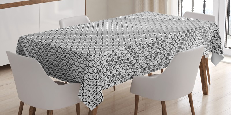 Japanische Welle Tischdecke Oriental Squama