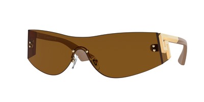 VERSACE VERSACE VE2241 100263 BRONZE DARK BRONZE 43 MM MEN'S SUNGLASSES