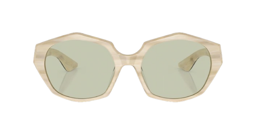 Pre-owned Oliver Peoples 0ov5511su-5710492 Cat Eye Beige In Green