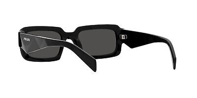 Pre-owned Prada Sunglasses Pr 27zs 16k08z Black Grey Man In Gray