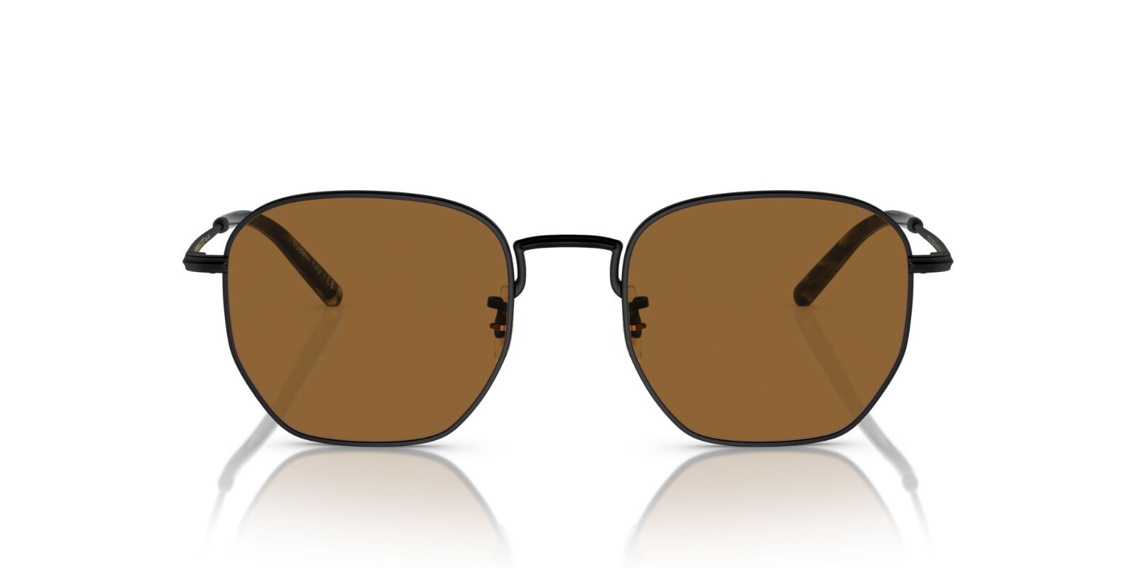 Pre-owned Oliver Peoples Kierney Sun Ov 1331s Matte Black/true Brown (5062/53) Sunglasses