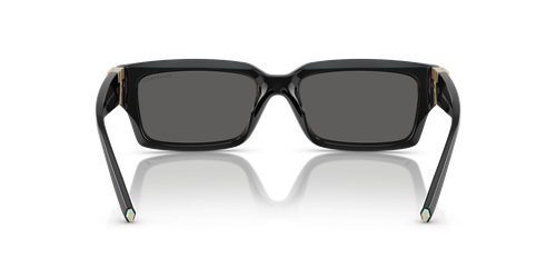 Pre-owned Tiffany & Co Tiffany Sunglasses Tf4226u 8001s4 Black Grey Men Women In Gray