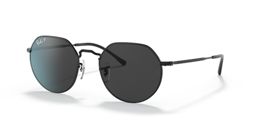 Ray-Ban サングラス JACK　53ロ20 Ray-Ban Jack Polished Black/Black Polarized 53 mm Sunglasses
