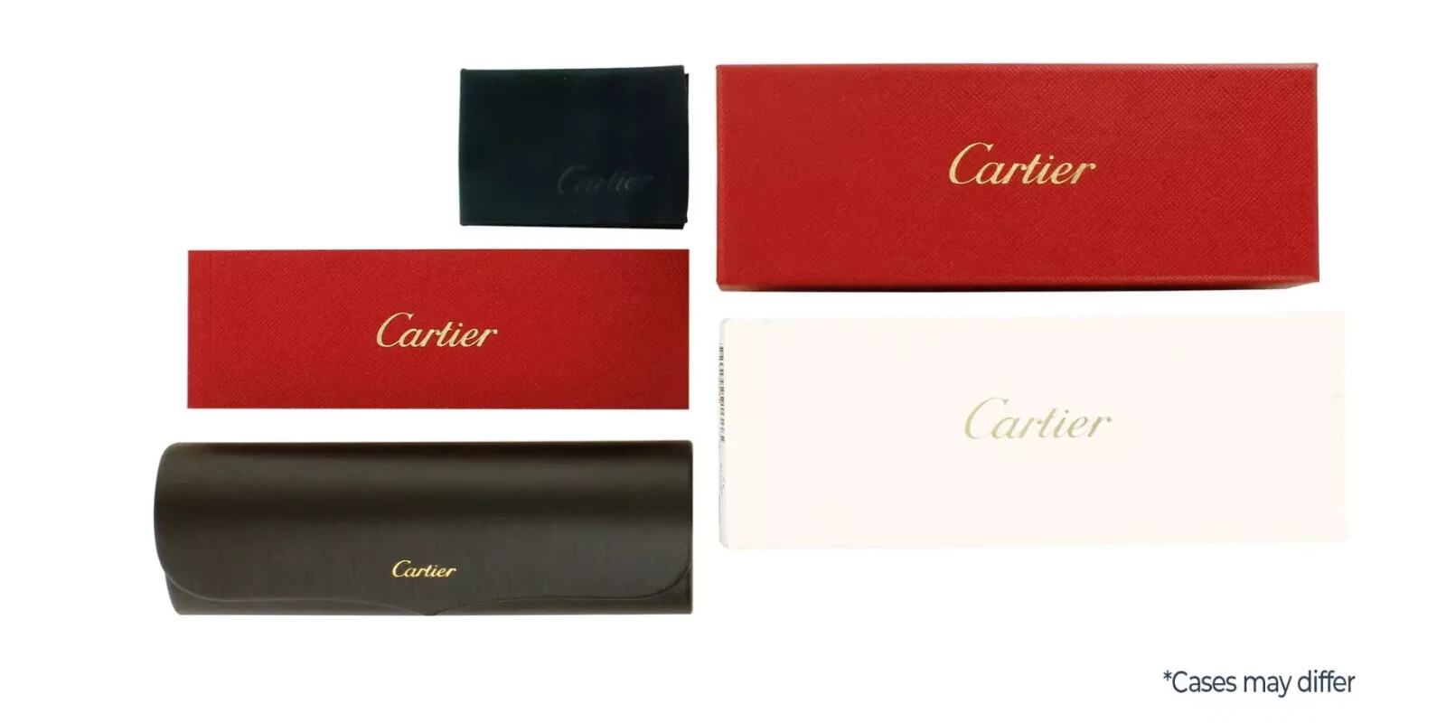Pre-owned Cartier Ct0401s-001-60 Gold Gold Grey In Grey With A Golden Flash