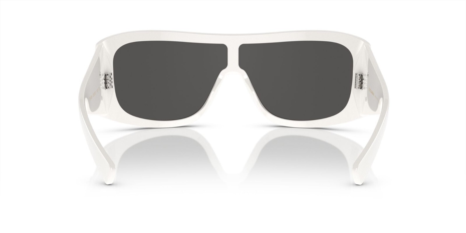 Pre-owned Dolce & Gabbana Dg 4454 White/dark Grey (3312/87) Sunglasses In Gray