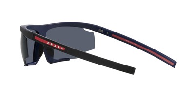 Pre-owned Prada Linea Rossa Sunglasses Ps 07ys 13k05u Black Blue Man