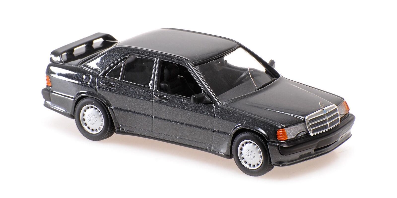 Modèle Réduit Norev 1/43 Mercedes 190E 2.3 1984 Noire Métallisée - Édition Jet-Car
