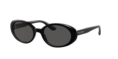 Pre-owned Dolce & Gabbana Dg 4443 Black/ Grey 52/19/140 Women Sunglasses