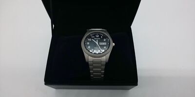 Pre-owned Citizen Watch Reguno Solartech Standard Titanium Model Km1-415-5 Men