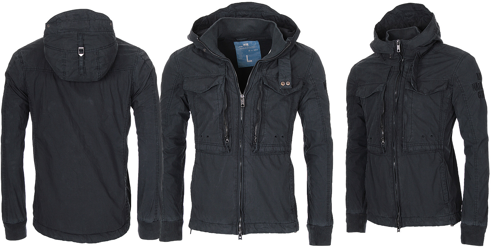 Мужская верхняя одежда Jet Lag Herren Herbst Jacke Parka Baumwoll Stehkragen Übergangsjacke Blouson Мужская верхняя одежда Jet Lag Herren Herbst Jacke Parka Baumwoll Stehkragen Übergangsjacke Blouson