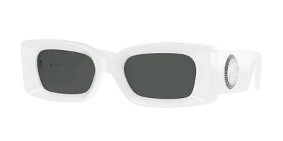 Pre-owned Versace Sunglasses Ve4474u 314/87 White Grey Men Women In Gray