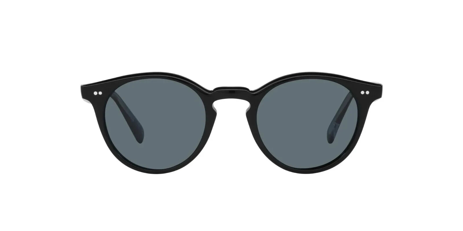 Pre-owned Oliver Peoples Romare Sun Ov5459su 14923r 50 Black/blue Polarized Sunglasses