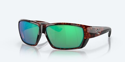 Costa Tuna Alley Tortoise/Copper Green 580G 62mm Polarized Sunglasses TA10OGMGLP