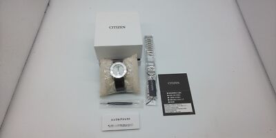 Pre-owned Citizen Eco Drive Mens Thin Slim Solar Photovoltaic Solar Power Bj6480-51a/db