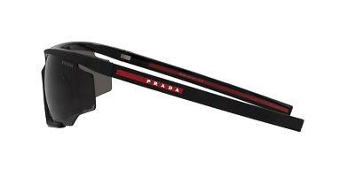 Pre-owned Prada Linea Rossa Sunglasses Ps 07ys Dg006f Black Grey Man In Gray