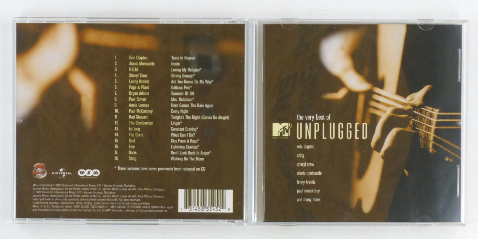 CD disc - Various – The Very Best Of MTV Unplugged - A7262L5