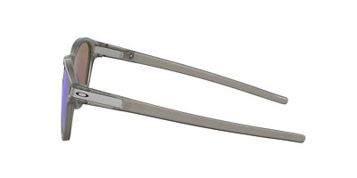 Pre-owned Oakley Latch Sunglasses, Matte Grey Ink Frame, Prizm Sapphire Polarized Lens In Blue