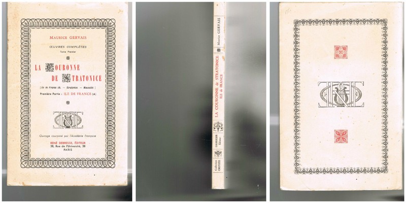 La Couronne De Stratonice - Tome 1 - Maurice Gervais - 1954 - Ex NÂ° 1357