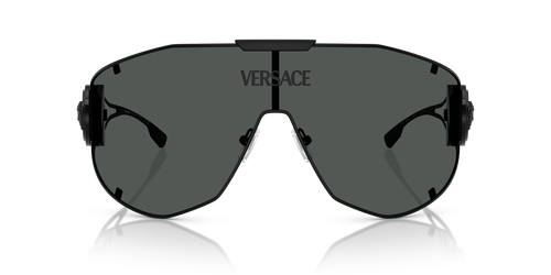 Pre-owned Versace Sunglasses Ve2268 143387 Black Grey Man In Gray