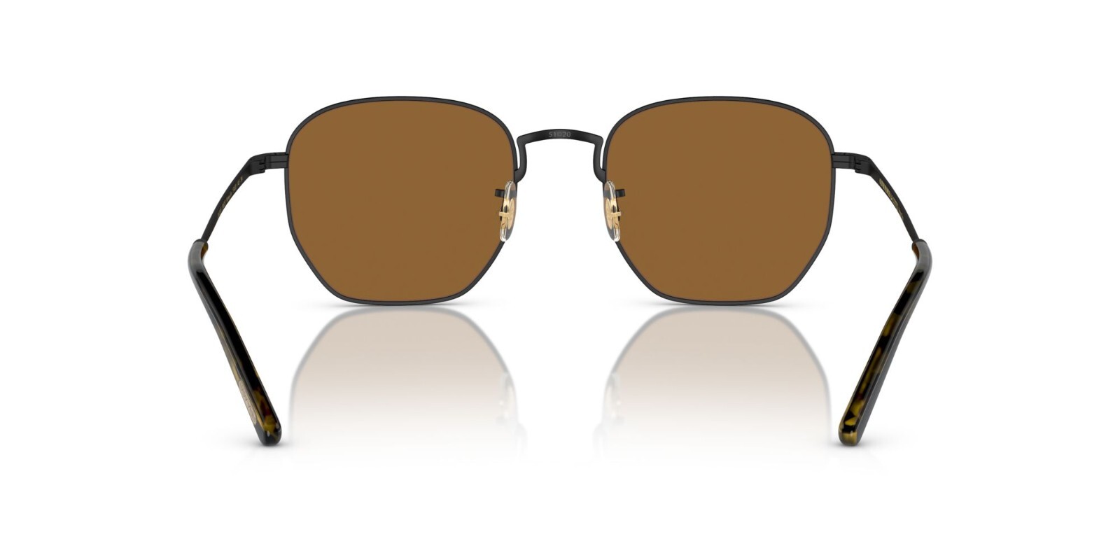 Pre-owned Oliver Peoples Kierney Sun Ov 1331s Matte Black/true Brown (5062/53) Sunglasses