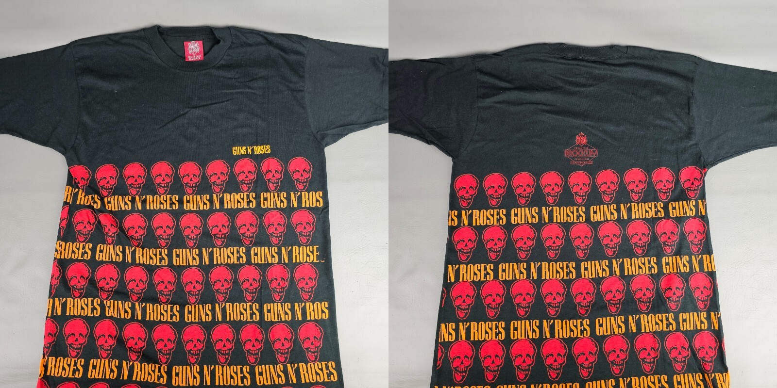 guns and roses BROCKUM サイズL 古着 BROCKUM◇GUNS N ROSES/ガンズ/Tシャツ/M/コットン/ブラック