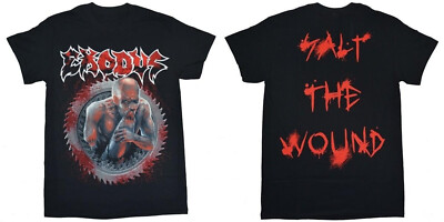EXODUS cd lgo SALT THE WOUND Official SHIRT MD OOP blood in bonded disaster kill