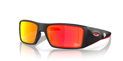 Oakley KANSAS CITY CHIEFS HELIOSTAT Sunglasses OO9231-2761 Black / PRIZM Ruby