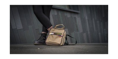 Derwent Pencil Case, Canvas Carry-All Bag Pencil Holder with Removable Should...