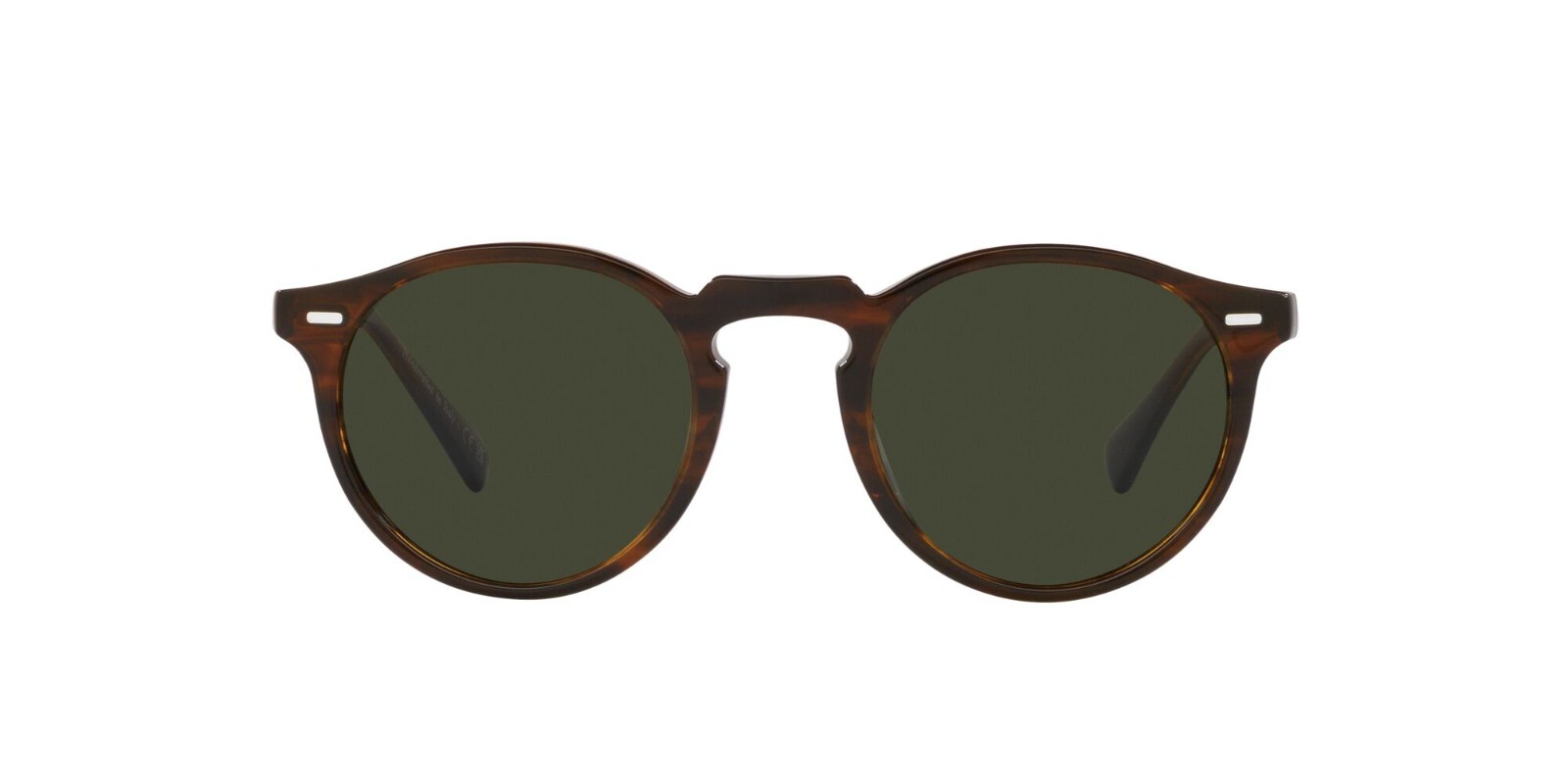 Pre-owned Oliver Peoples Gregory Peck Sun Ov 5217/s Tuscany Tortoise/g-15 Polar Sunglasses In Gray