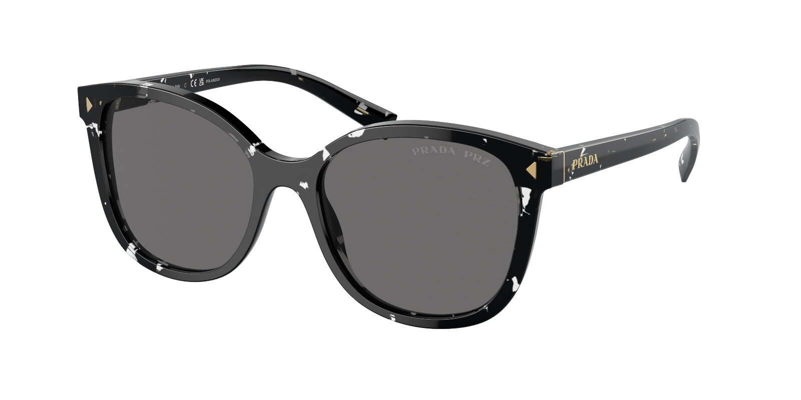 Pre-owned Prada Brand 2024  Women Sunglasses Pr 22zs 15s-5z1 Authentic Italy Frame Case In Gray