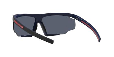 Pre-owned Prada Linea Rossa Sunglasses Ps 07ys 13k05u Black Blue Man