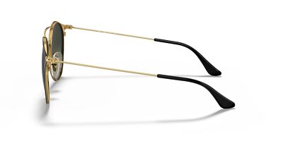 Pre-owned Ray Ban Ray-ban Rb3546 Sunglasses, Black Frame, Gold Grey Gradient Lens, 52mm