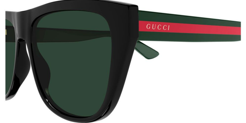 Pre-owned Gucci Gg0926s-006 Square Green Red