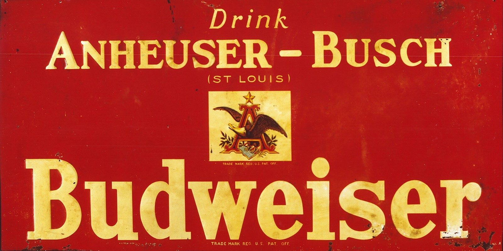 Vintage Budweiser Beer Ad Reproduction Metal Sign FREE