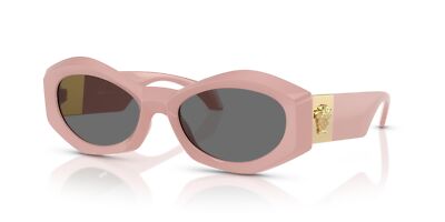 Pre-owned Versace Sunglasses Ve4466u 546387 54mm Pink / Grey Lens In Gray