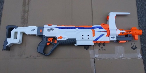 Nerf ナーフ Modulus Dual Vigilon 他 計7個トイガン Amazon.com: Nerf Modulus Tri-Strike Blaster Toy : Toys & Games