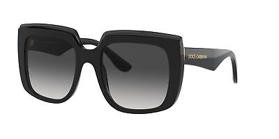 Pre-owned Dolce & Gabbana Dg 4414 Black/grey Shaded 54/20/145 Women Sunglasses