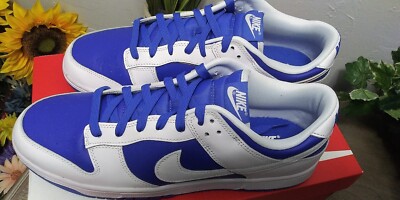 Nike Dunk Low Racer Blue White Reverse Kentucky Size 13 Mens NEW  Ships Fast!