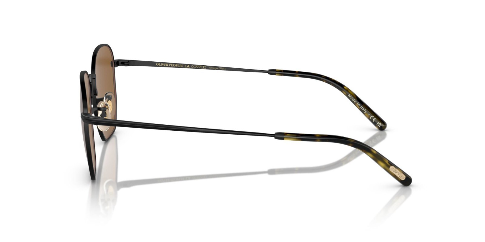 Pre-owned Oliver Peoples Kierney Sun Ov 1331s Matte Black/true Brown (5062/53) Sunglasses