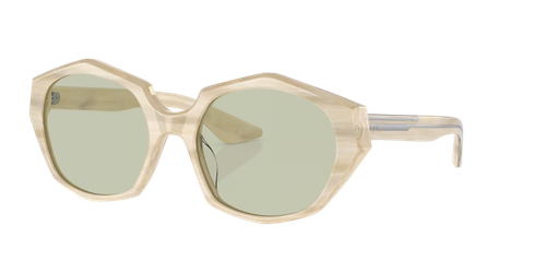 Pre-owned Oliver Peoples 0ov5511su-5710492 Cat Eye Beige In Green