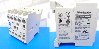Allen-Bradley - 100-K05*10 - IEC CONTACTOR 3PL 1-N.C. 110/120V 5A 100-K05*10 NEW