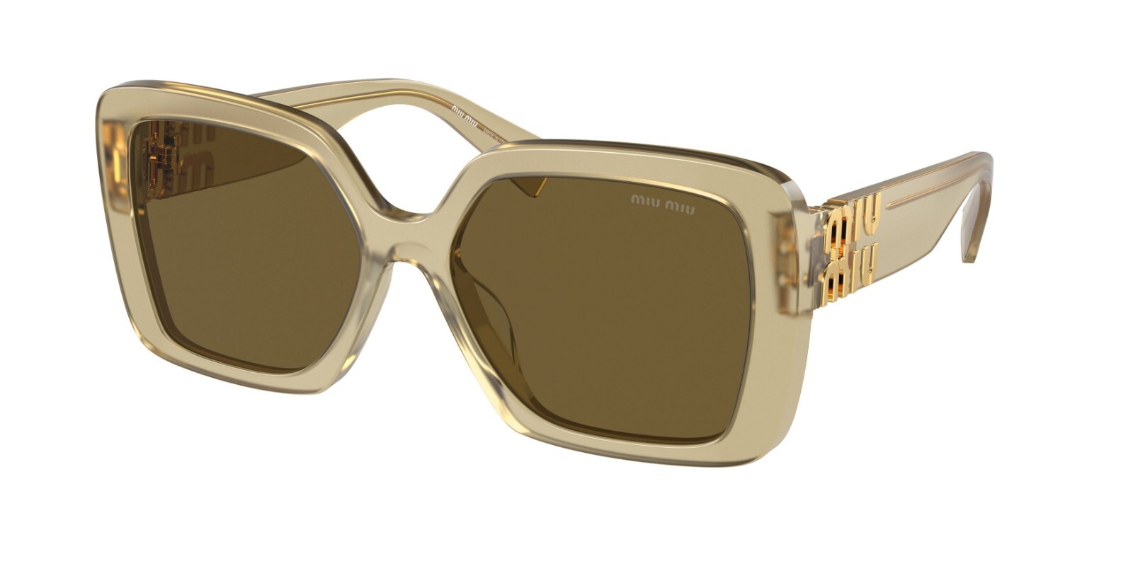 Pre-owned Miu Miu Brand 2024 Miu-miu Women Sunglasses Mu 10ys 11m-01t Authentic Italy Frame S In Brown